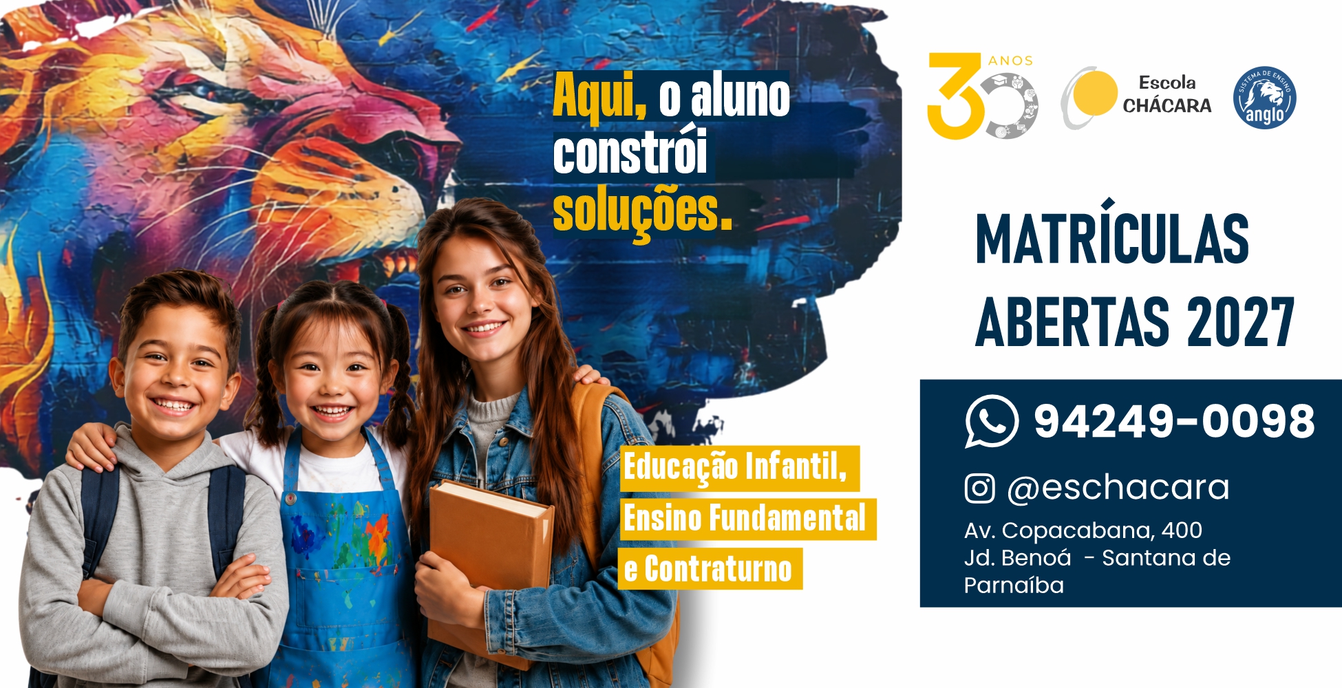 Banner do colégio