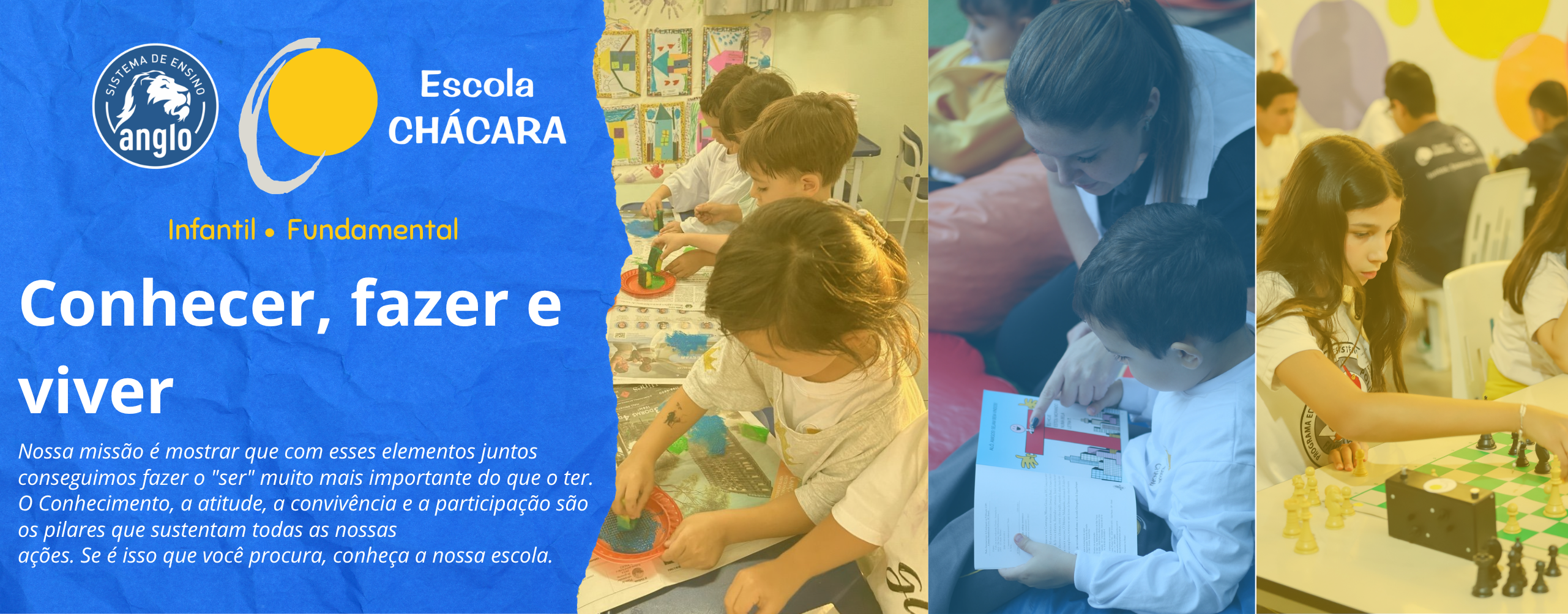 Banner do colégio